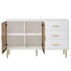 Modern Sideboard Buffet Cabinets Large Storage Space Multifunctional Storage Cabinet for Dining Living Room Entryway - image 3 of 4