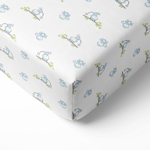 Fitted sheet discount for crib mattress