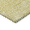 Gold Wheat And Ivory Striped Washable Indoor Outdoor Area Rug - 4 of 4