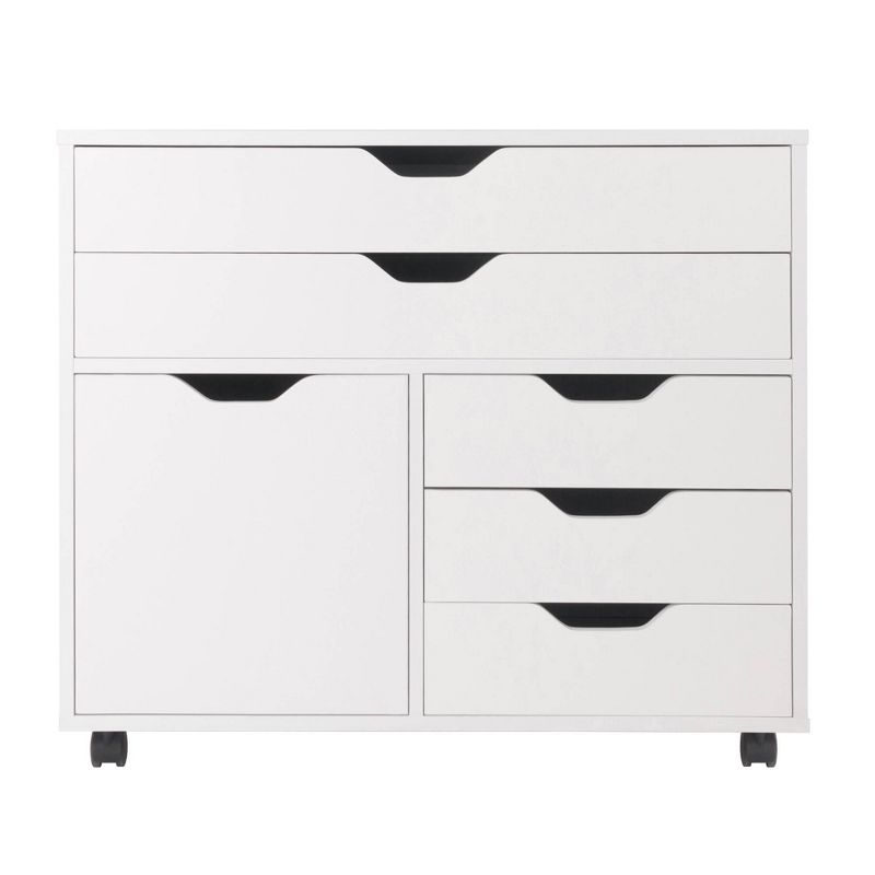 Halifax 3 Section Mobile Storage Cabinet - Winsome, 3 of 10