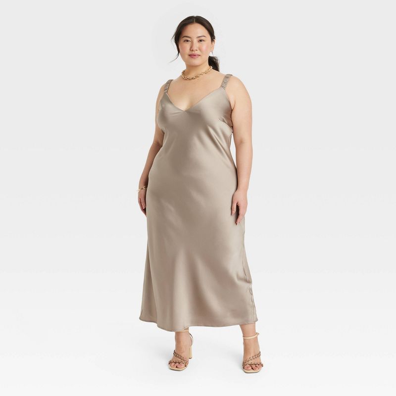 Women's Midi Perfect Slip Dress - A New Day™, 1 of 11