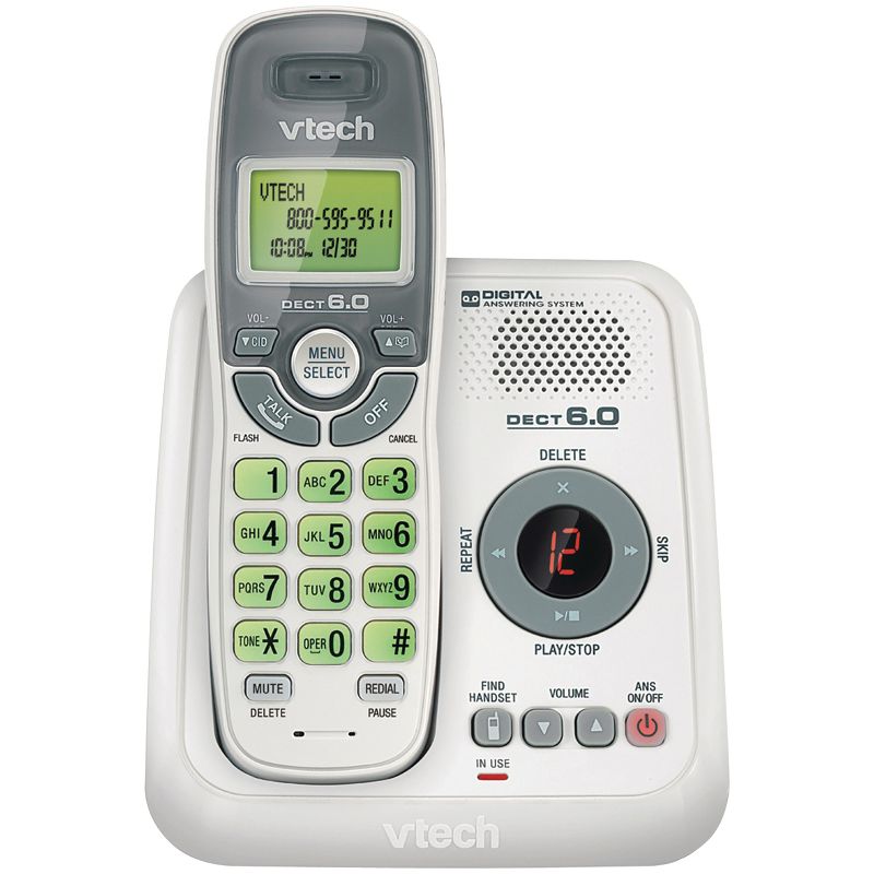 VTech® DECT 6.0 1-Handset Cordless Phone System with Digital Answering System, 2 of 6