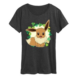 Women's - Pokémon - Eevee Leaves Short Sleeve Graphic T-Shirt - 1 of 4