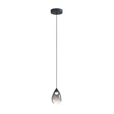 ET2 Lighting Dewdrop 1 - Light Pendant in  Black