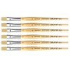 da Vinci JUNIOR BORSTE Synthetic Student Brush, Synthetic, Tempera, Flat, Series 329, Size 12, Pack of 6 - 2 of 3