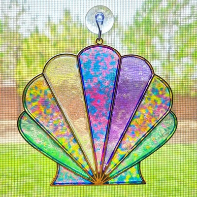 Metuu 6 Sheets DIY Diamond Window Art Craft Kits Suncatcher for