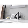 ALEXOUN Bathroom Sink Faucet with Spray Function and Temperature Display for Anti-Skid Switch and Hot & Cold and 360° Rotary - 4 of 4