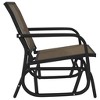 vidaXL Garden Glider Chair Brown 24 in.x29.9 in.x34.3 in. Textilene&Steel - 4 of 4