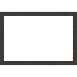 Amanti Art Rustic Plank Espresso Narrow Framed Dry Erase Magnetic Board - 1 of 4