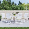 vidaXL Beige Chair Cushions (6pcs), 19.7x19.7x2.8 Inches, Outdoor Patio Seat Cushions, Durable Oxford Fabric - 2 of 4