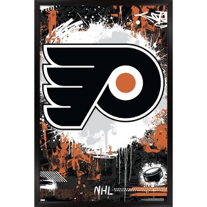 Trends International NHL Philadelphia Flyers - Maximalist Logo 23 Framed Wall Poster Prints - 1 of 4