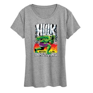 Women's - Marvel - Battles The Inhumans Short Sleeve Graphic T-Shirt - 1 of 4