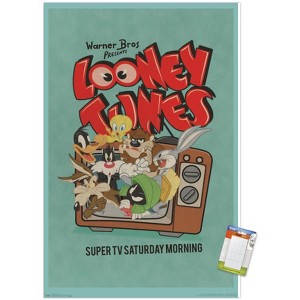 Trends International Looney Tunes - Group - Super TV Saturday Morning Unframed Wall Poster Prints - 1 of 4