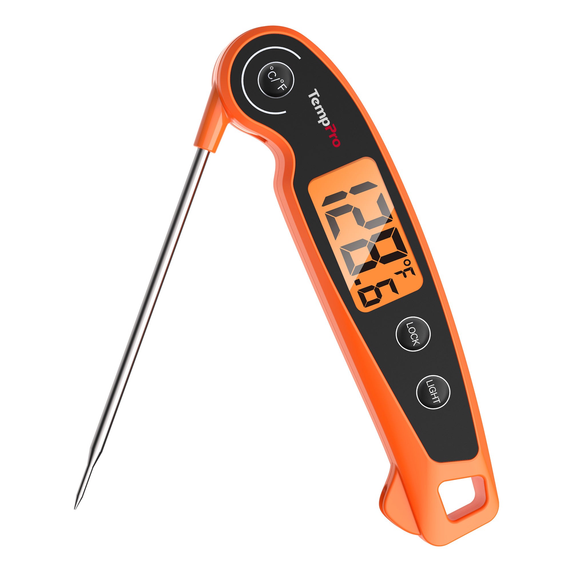 TempPro TP605W Waterproof Digital Instant Read Meat Thermometer Food Candy Cooking Kitchen Thermometer with Magnet and Backlight (Formerly ThermoPro)