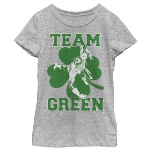 Girl's Green Lantern St. Patrick's Day Team Green T-Shirt - 1 of 4