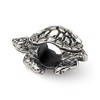 Black Bow Jewelry Sterling Silver Polished Turtle Bead Charm - 4 of 4