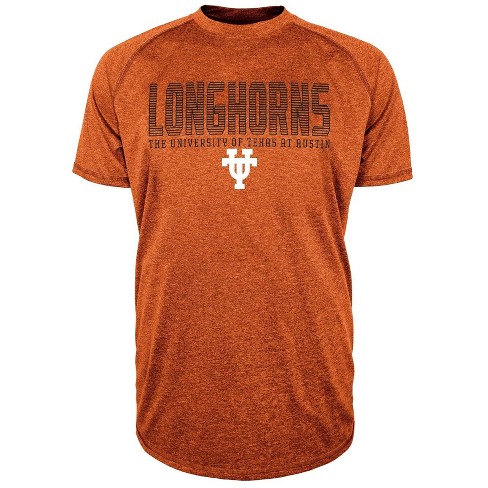 Texas Orange NCAA Texas Longhorns Mens Worn Arch Tri-Blend Short Sleeve Tee Medium