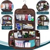 PAVILIA Large Hanging Toiletry Bag, Travel Women Men Cosmetic Organizer, Water Resistant Makeup Accessories Essentials Kit - 4 of 4