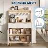 Wooden 2-Door Sideboard Buffet Cabinet with 2 Drawers, Versatile Storage Cabinet for Dining Room, Kitchen, Living Room, Coffee Bar - 3 of 4
