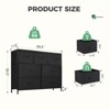ALEXOUN Drawers Dresser for Bedroom,Storage Drawer Unit with Fabric Bins,Sturdy Metal Frame,Wood Tabletop for Guest Room,Entryway - 3 of 4