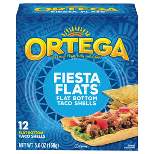 Ortega Fiest Flats Flat Bottom Taco Shells - 6.7oz/12ct