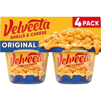 Velveeta Shells & Cheese Original Mac and Cheese Cups Easy Microwavable Dinner 