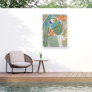 "Tropical Macaw" Outdoor Canvas - 1 of 4