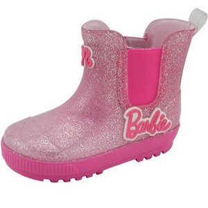 Barbie Toddler Girls' Chelsea Rain Boots - Pink Ombre Glitter, Size 10 - 1 of 4