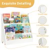 ABYNOW 5-Tier Kids Bookshelf Bookcase Display Shelve for Bedroom,Classroom, Nursery，Easy Assembly - 4 of 4