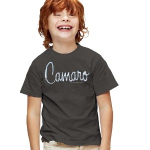 Boys' Short Sleeve Chevrolet Classic Camaro Metal T-Shirt - 1 of 4