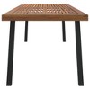 vidaXL Patio Table 78.7 in.x39.4 in.x29.5 in. Solid Wood Acacia - 4 of 4