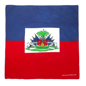 CTM Cotton Haitian Flag Bandana Set (Pack of 12) - 1 of 4