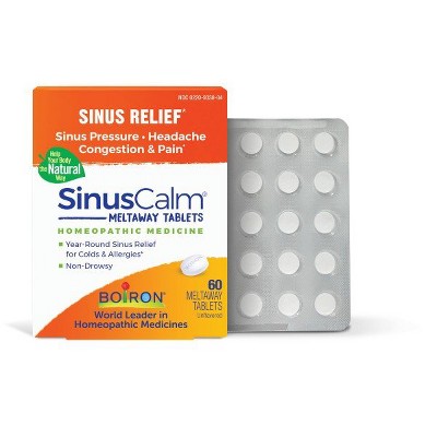 SinusCalm by Boiron Homeopathic Medicine For Sinus Relief  -  60 Tablet