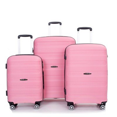 3PCS Suitcase Luggage Sets, Hardshell PP Lightweight Suitcase with TSA Lock, Spinner Wheels (20/24/28 IN) -ModernLuxe
