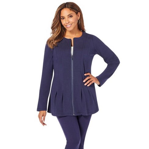 Plus size peplum outlet jacket