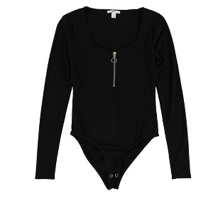 bar III Womens Zip Bodysuit Jumpsuit - 1 of 2
