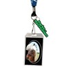 Parks and Recreation Farewell Li'l Sebastian Lanyard with Clear ID Badge Holder Blue - 2 of 4
