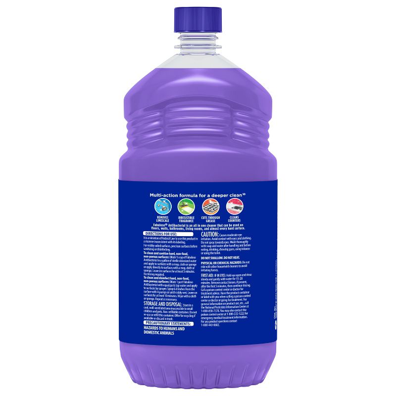 Fabuloso Lavender Anti-Bacterial Multi-Purpose Cleaner - 48 fl oz, 3 of 12