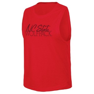 NCAA NC State Wolfpack Women's Tonal Tank Top - 1 of 3