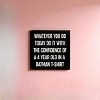 Slickblue Inspirational Wood Wall Sign 7x7 – Funny Motivational Quote for Office, Bedroom or Entryway, Color Options - 2 of 3