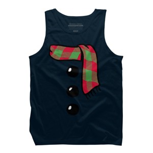 Men's Design By Humans Snowman Costume Kids Shirt Christmas Gift Santa Claus TShirt 2 By vomaria Tank Top - 1 of 3