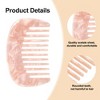 Unique Bargains Anti-Static Pocket Size Wide Tooth for Thick Curly Hair Detangling Comb 1 Pc - 3 of 4