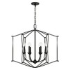 Capital Lighting Bentley 6 - Light Chandelier in  Black Iron - 3 of 4
