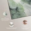 Art Remedy Rainfall on the Grass Green Abstract Wall Art Framed - 4 of 4