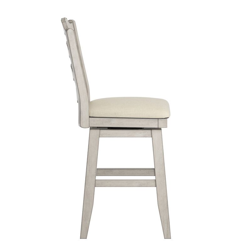 24" South Hill French Ladder Back Swivel Counter Height Chair - Inspire Q, 6 of 12