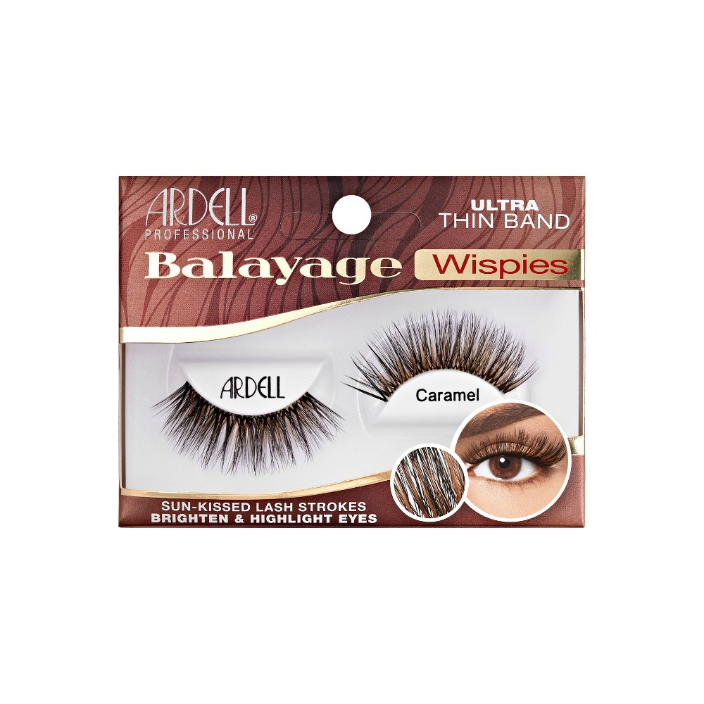 Photos - False Eyelashes Ardell Balayage Wispies Caramel  