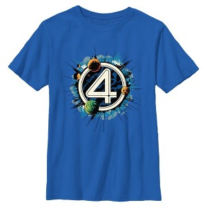 Boys The Fantastic Four: First Steps Planets Logo T Shirt - 1 of 4