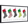 Amanti Art 27"x14" Christmas Stockings by Patricia Pinto Framed Canvas Wall Art Print - 2 of 4