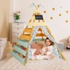 Infans Kids Play Tent w/ Machine Washable Flags & Door Curtains Detachable Chalkboard - 4 of 4