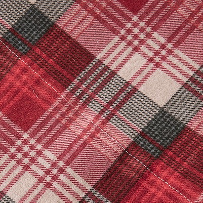 red plaid